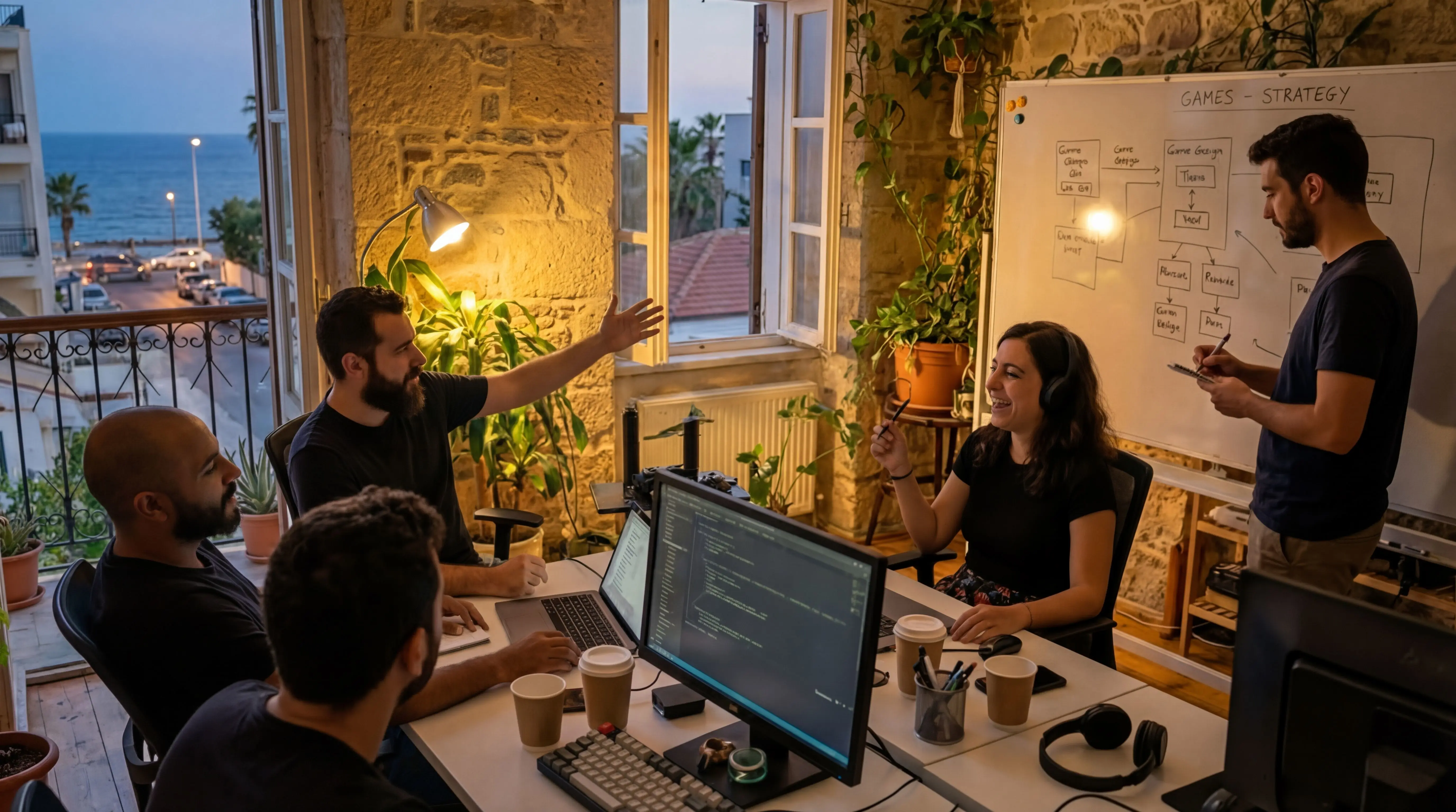 Game development team